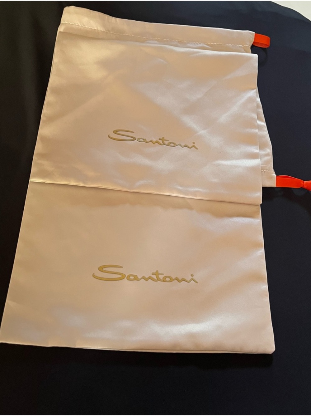Santoni Shoe Dust Bags (2) Drawstring Closure